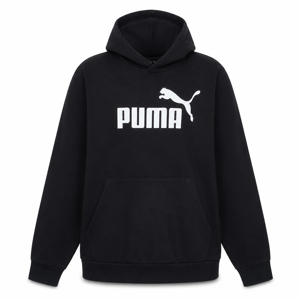 Puma Men’s Black XL Pullover Hoodie Regular Fit Fleece Sportswear