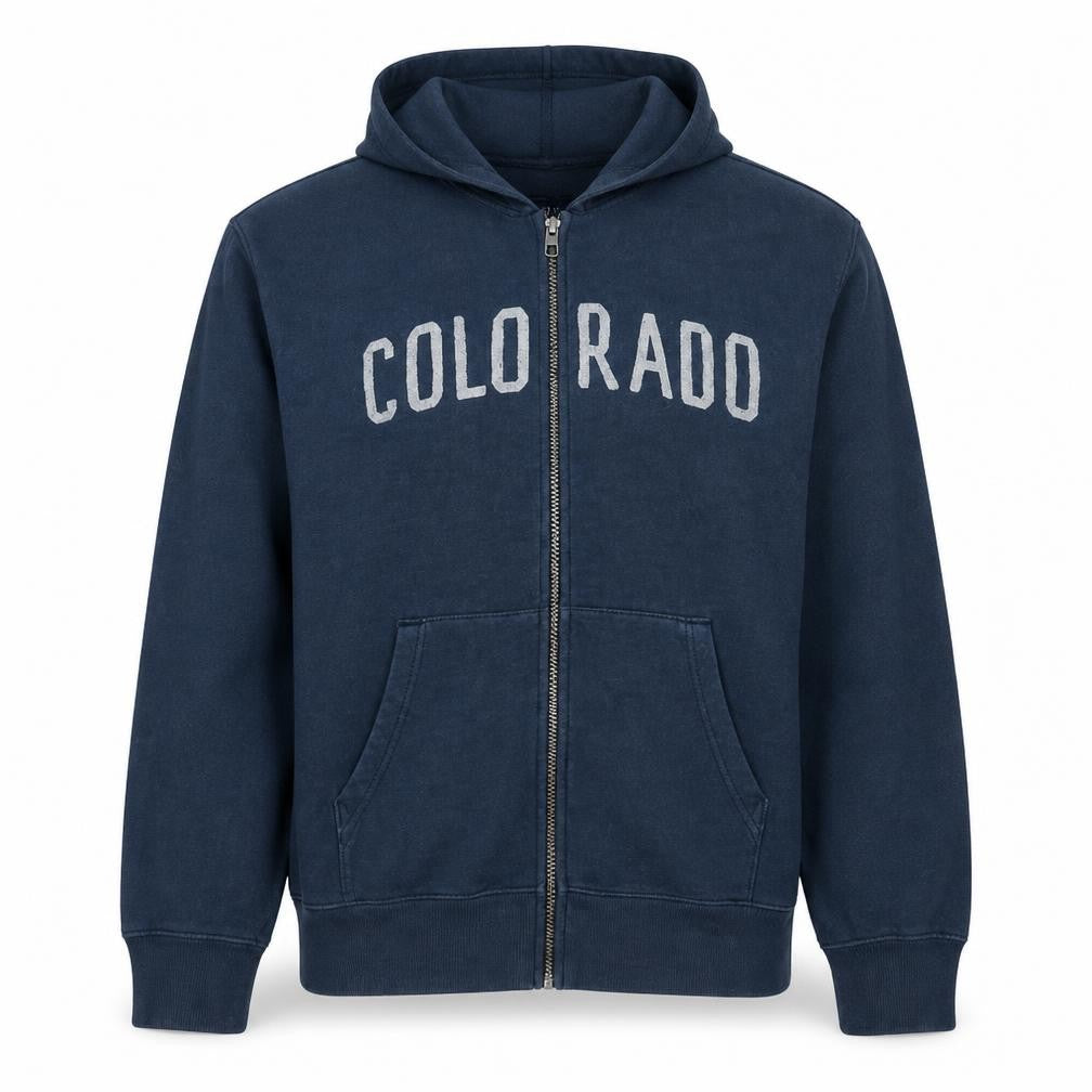 Gap Men's Blue Colorado Full Zip Hoodie Size L