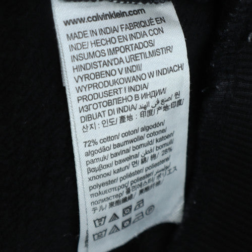 Calvin Klein Men’s Black XL Pullover Logo Hoodie Sweatshirt