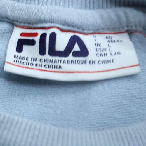 Fila Men's Blue Crew Neck Pullover Sweatshirt Size L