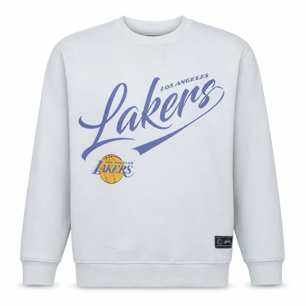Primark NBA Los Angeles Lakers White Men's Small Pullover Sweatshirt