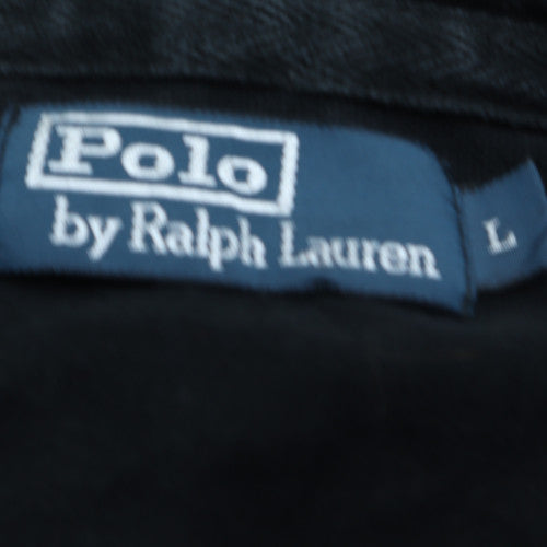 Polo Ralph Lauren Mens Black Full Zip Hoodie L