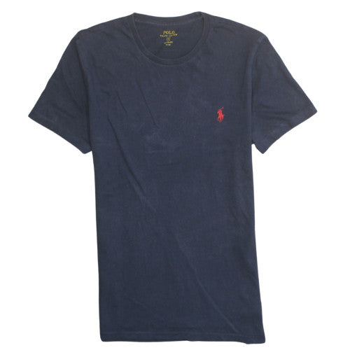 Ralph Lauren Men's Blue Crew Neck Slim Fit Short Sleeve T-Shirt S