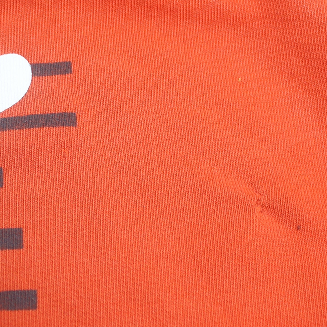 Puma Men's Orange Pullover Hoodie L Graphic Logo Sportswear