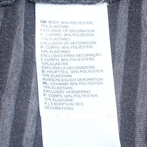 The North Face Womens Black Slim Fit Hooded Full Zip Jacket Size S