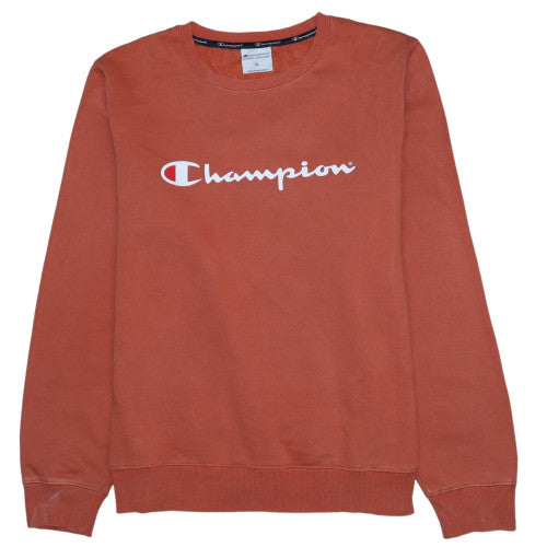 Champion Mens Brown XL Pullover Crew Neck Sweatshirt