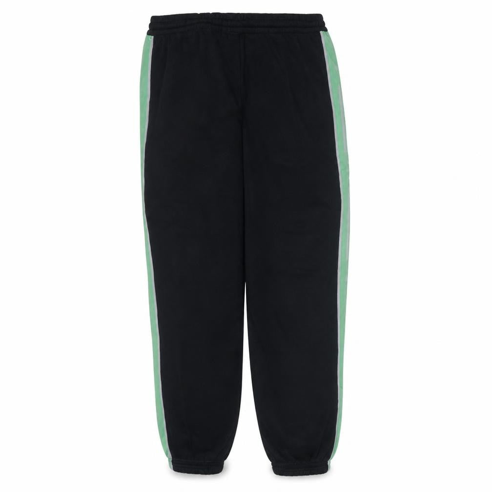 Adidas Mens Black 2XL Track Pants Side Stripe Joggers