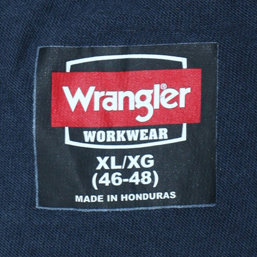 Wrangler Men's Black XL Workwear Cotton Crew Neck T-Shirt