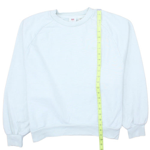 Levi's Men's Light Blue Crew Neck Sweatshirt XS Classic Cotton Blend