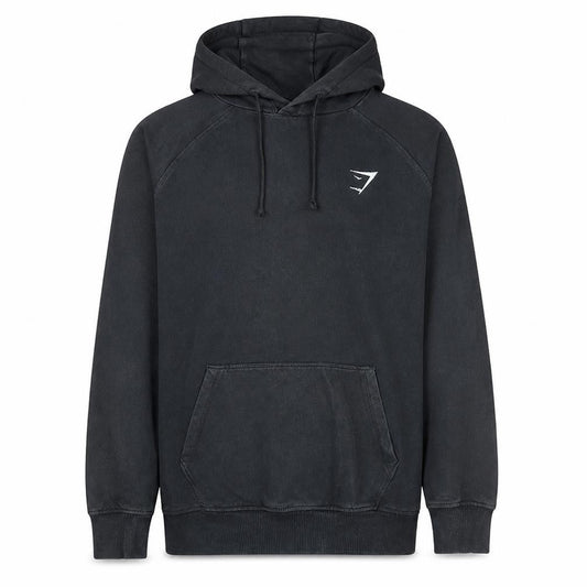 Gymshark Men’s Black Pullover Hoodie Size S Regular Fit
