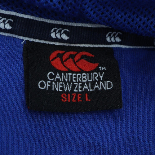 Canterbury Men's Blue L Pullover Hoodie Rugby Sportswear