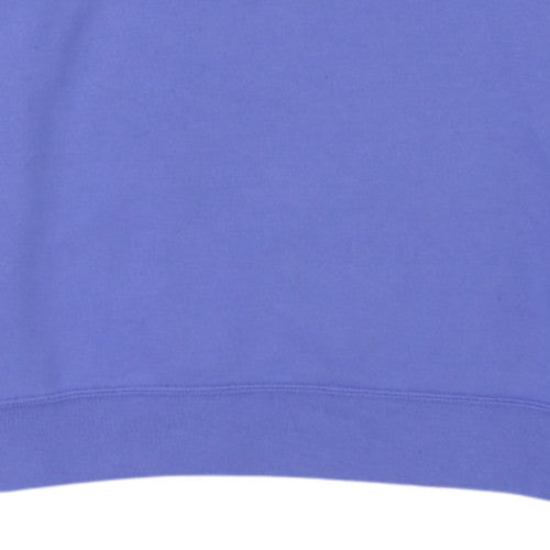 Champion Men's Blue L Pullover Crew Neck Logo Sweatshirt