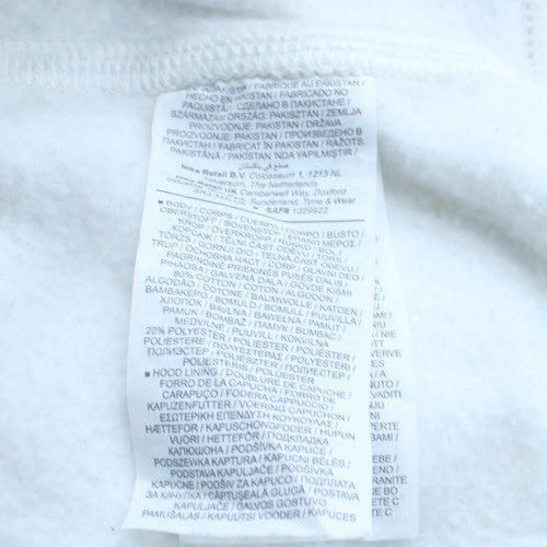 Nike Men's White Pullover Hoodie Small Regular Fit Fleece