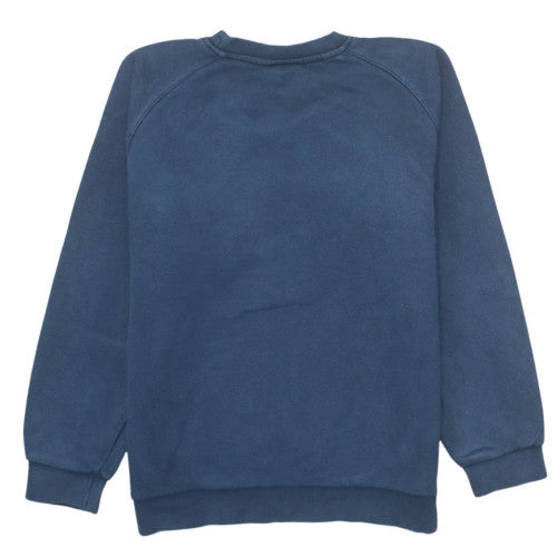 Adidas Boys Navy Blue Crew Neck Pullover Sweatshirt Size 152 (12 Years)