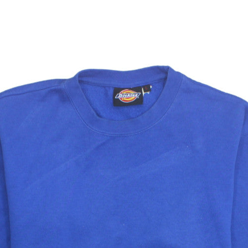 Dickies Mens Blue Crew Neck Sweatshirt L Classic Fit