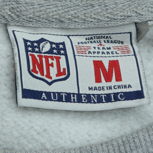 NFL Team Apparel Mens Grey Cleveland Browns Pullover Sweatshirt M