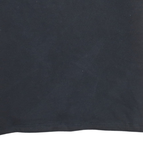 Stone Island Men’s Black Regular Fit Cotton Polo Shirt M
