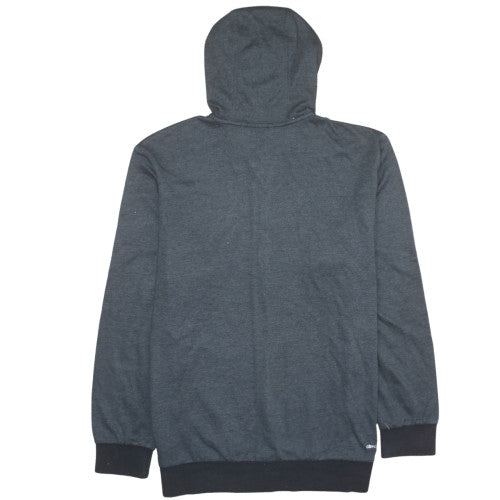 Adidas Mens Grey Full Zip Hoodie L Regular Fit Sportswear