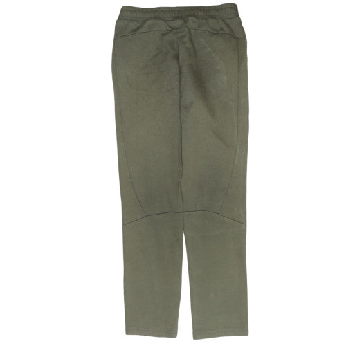 Puma Men’s Green Jogger Trousers L Regular Fit Fleece Activewear