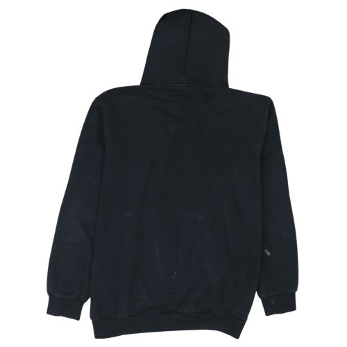 adidas Men's Black XL Pullover Hoodie Graphic Print Logo Fleece