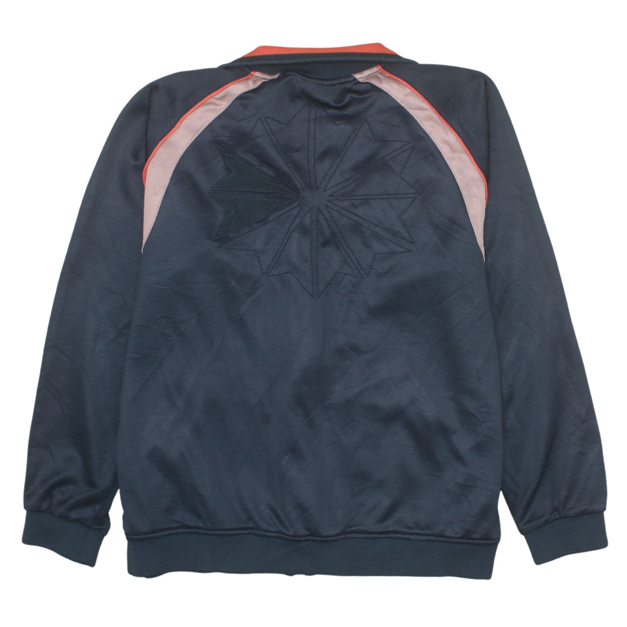 Reebok Men’s Black Track Jacket L Colourblock Retro Full Zip