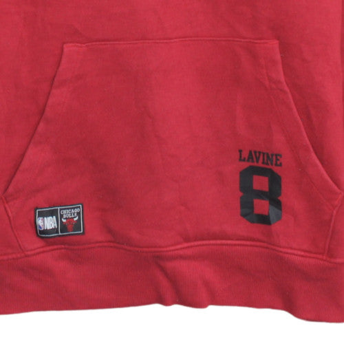 Primark NBA Chicago Bulls Red Men's Pullover Hoodie Size L