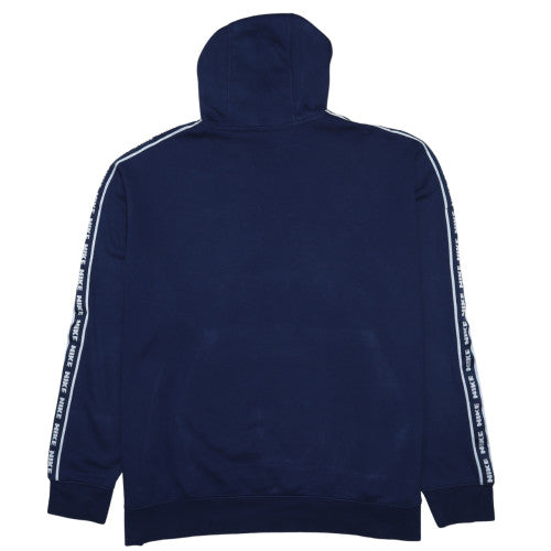 Nike Men's Blue Pullover Hoodie L Logo Sports Fleece Sweatshirt