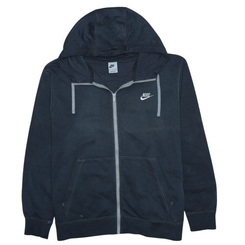 Nike Men's Black Full Zip Hoodie 2XL Fleece Sportswear