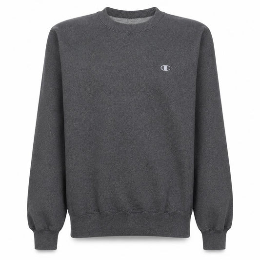 Champion Men's Grey Pullover Sweatshirt M Heavyweight Fleece Crew Neck