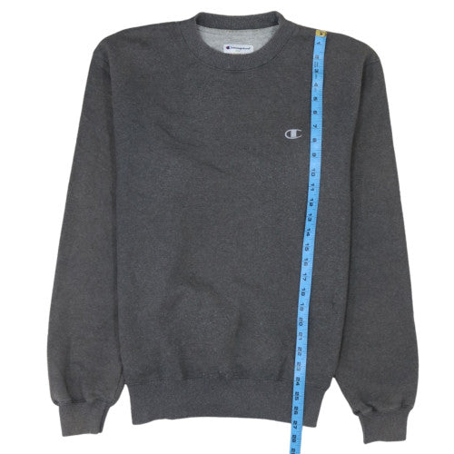 Champion Men's Grey Pullover Sweatshirt M Heavyweight Fleece Crew Neck