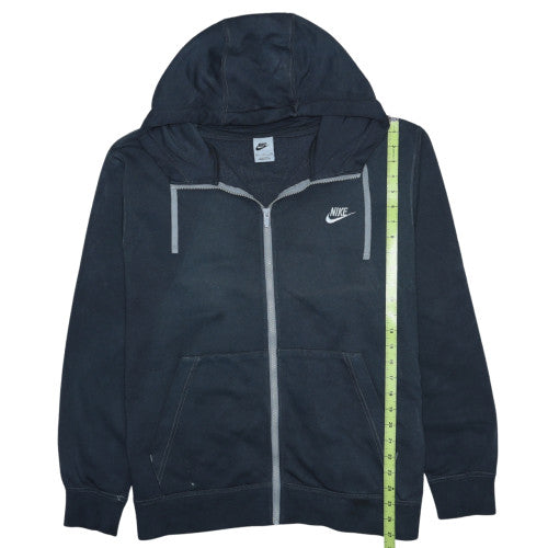 Nike Men's Black Full Zip Hoodie 2XL Fleece Sweatshirt