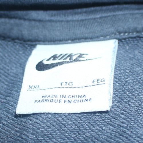 Nike Men's Black Full Zip Hoodie 2XL Fleece Sweatshirt