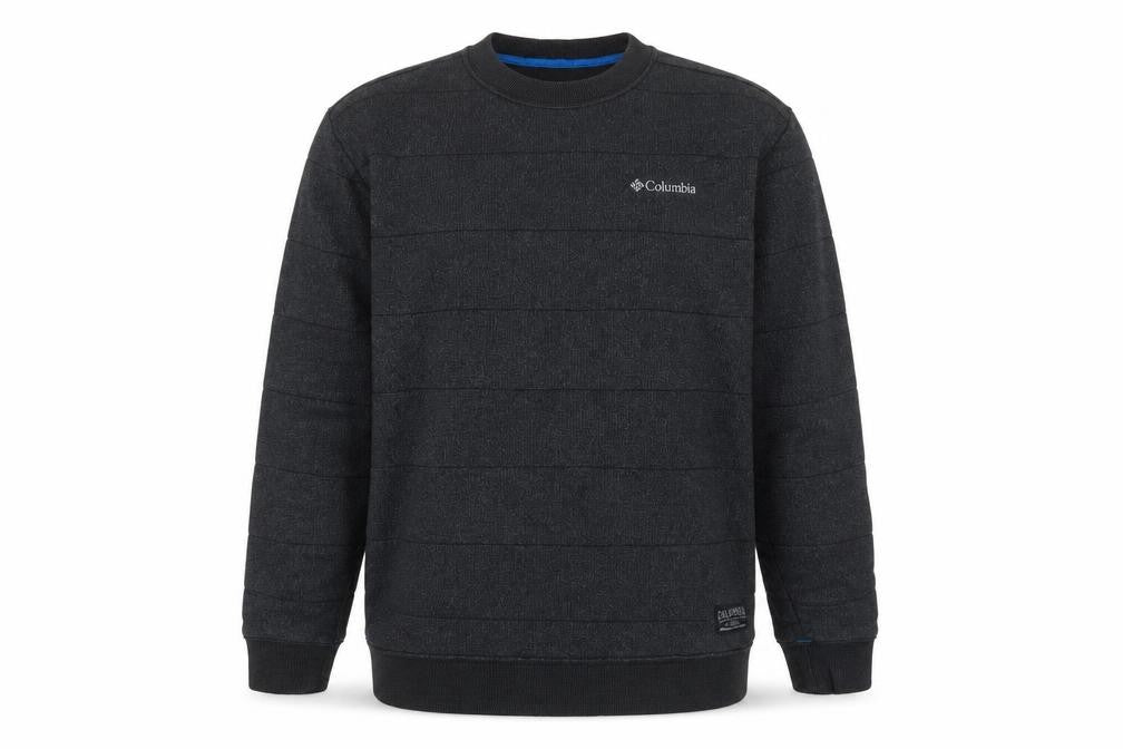 Columbia Men's Grey Knit Crew Neck Pullover Sweater L Outdoor