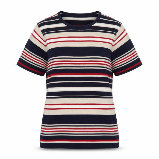 Villager Petite Women’s Multicoloured Striped T-Shirt L