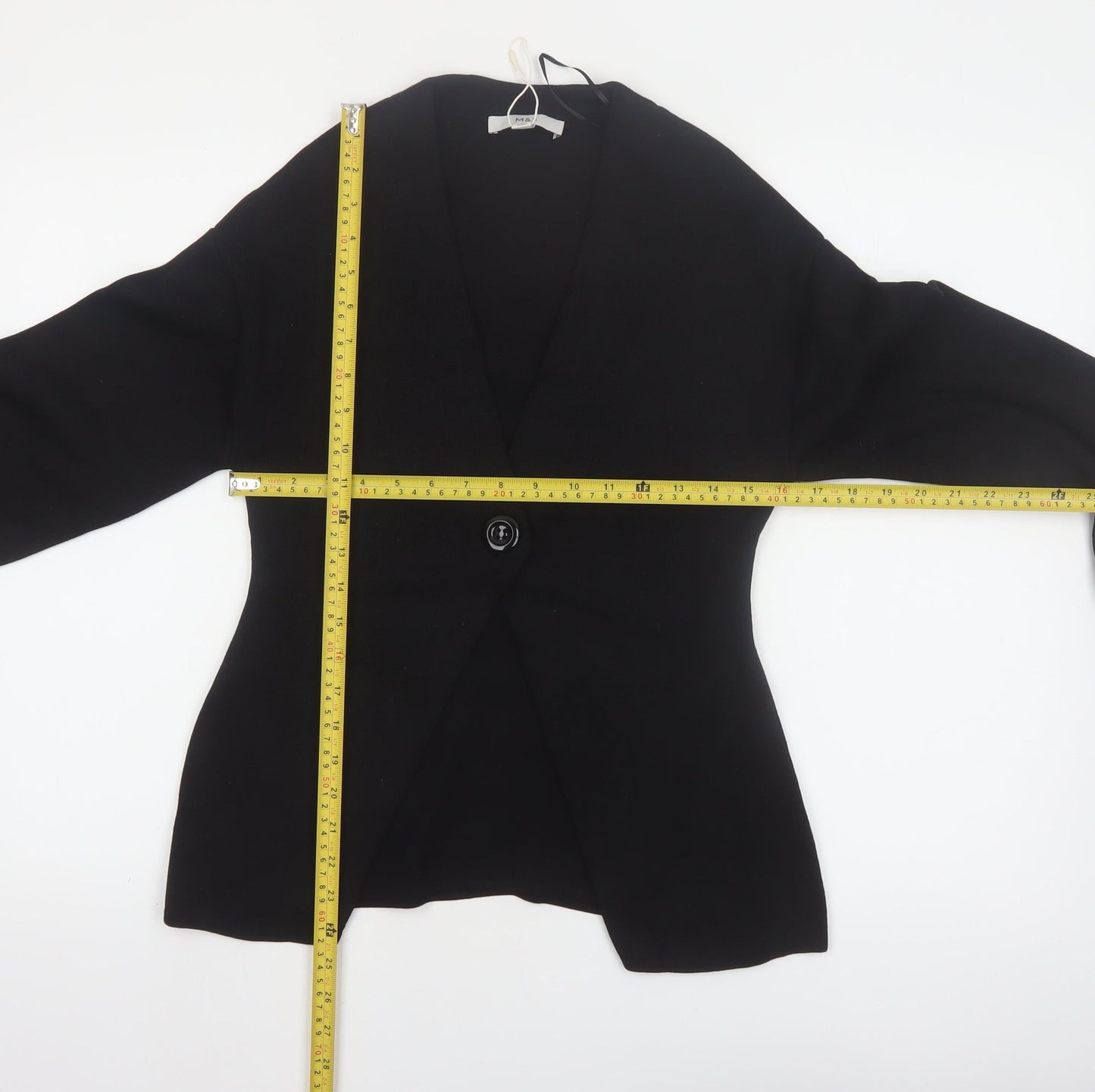 Marks and Spencer Womens Black XS V-Neck Knit Cardigan