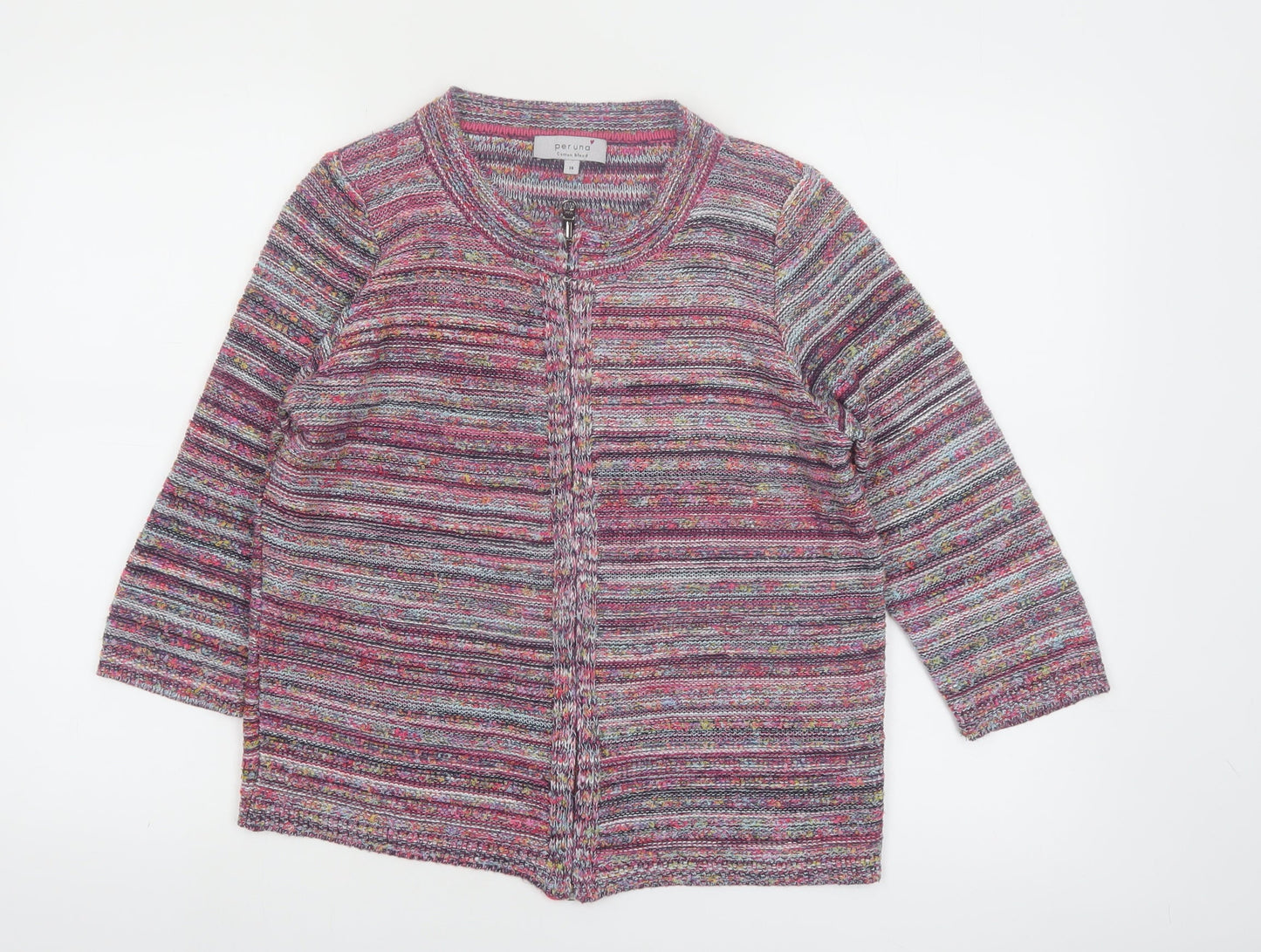 Marks and Spencer Per Una Women’s Multicoloured Size 14 Knit Cardigan