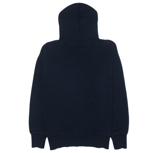 Tommy Jeans Men's Black Cotton Pullover Hoodie Size L