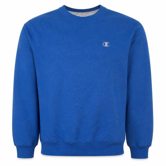 Champion Men's Blue Crew Neck Pullover Sweatshirt Size M