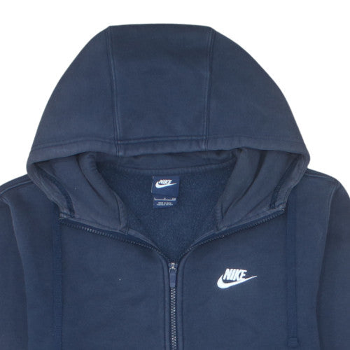 Nike Men's Blue Full Zip Fleece Hoodie Size S Regular Fit