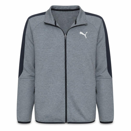 Puma Men's Grey XL Track Jacket Full Zip Sportswear