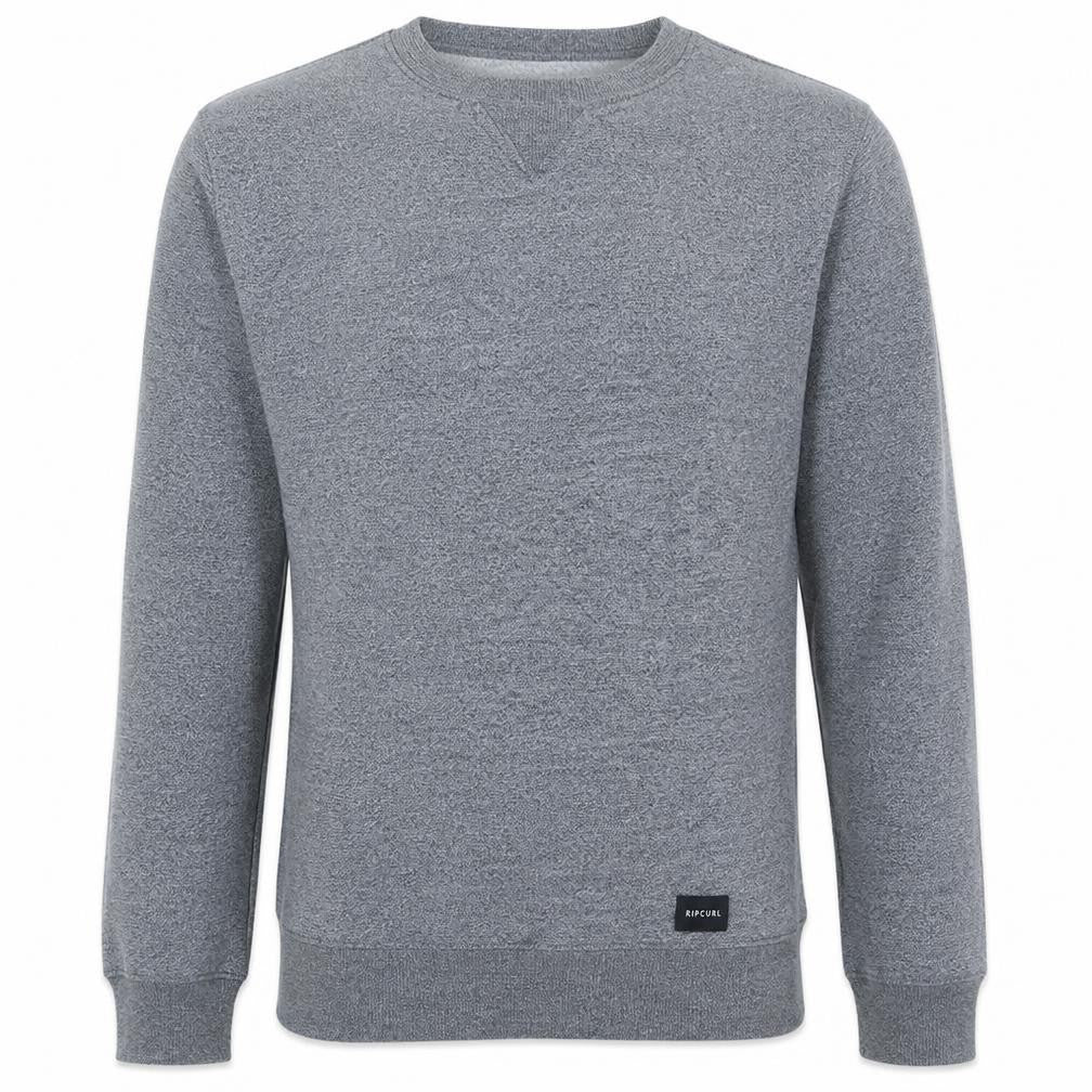 Rip Curl Men Grey Crew Neck Pullover Sweatshirt Size M