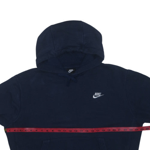 Nike Men's Blue Pullover Hoodie Regular Fit Size M Sports Fleece