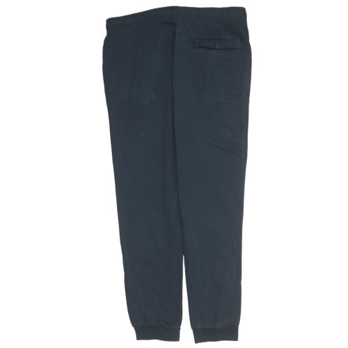 Nike Men's Black Jogger Sweatpants L Fleece Tapered Fit