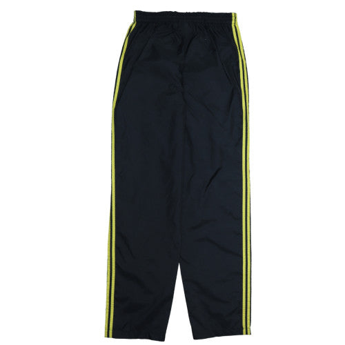 Adidas Men's Black Track Pants L Retro 80s Straight Leg Activewear