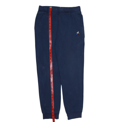 Le Coq Sportif Men's Navy Jogger Sweatpants M Elastic Waist Cotton Blend