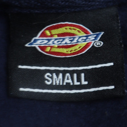 Dickies Men's Blue Pullover Hoodie Small Hooded Logo Sweatshirt