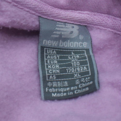New Balance Women Pink Size 14 Track Jacket Full Zip Fleece