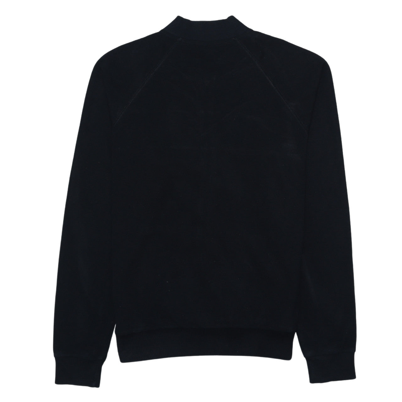 Fred Perry Men’s Black Track Jacket M Colourblock Full Zip Cotton Blend