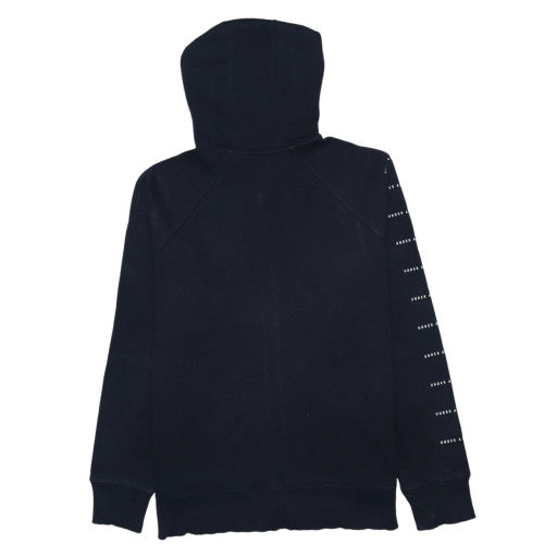 Under Armour Womens Black Full Zip Hoodie Small Loose Fit Sportswear