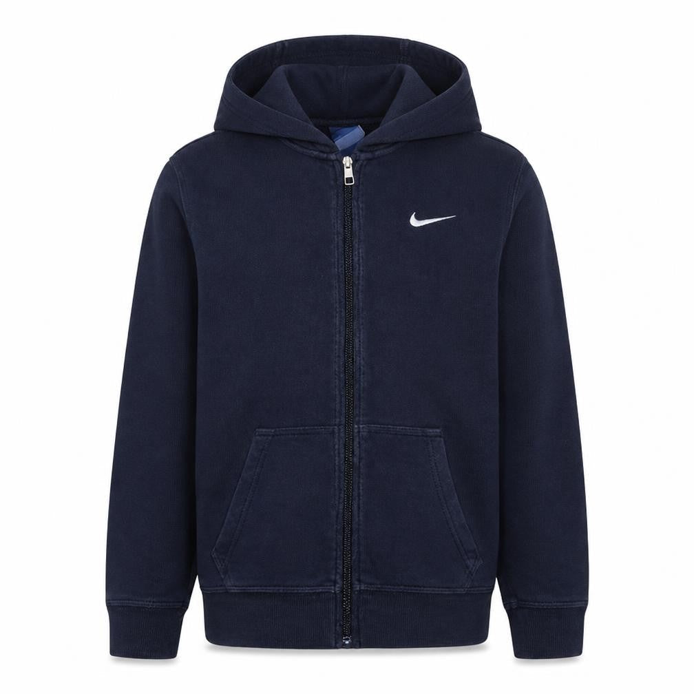 Nike Boys Blue Full Zip Hoodie XL 15-16 Years Fleece Sportswear